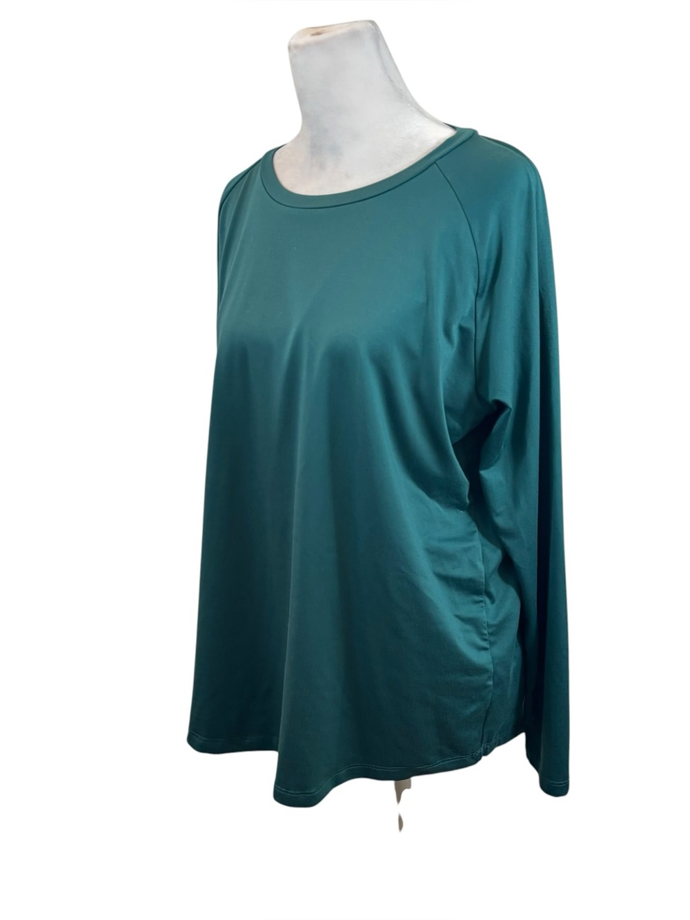 Ladies Kindred Bravely Dark Teal Green Long Sleeve Nursing Top Size Medium